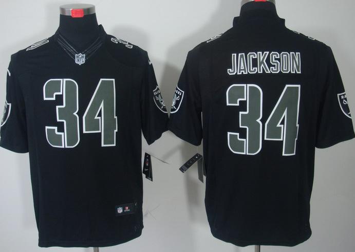 Nike Oakland Raiders 34 Bo.Jackson Black Impact Game LIMITED NFL Jerseys Cheap