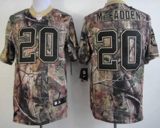 Nike Oakland Raiders 20 Darren McFadden Camo Realtree NFL Jerseys Cheap