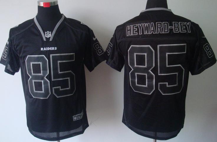 Nike Oakland Raiders #85 Darrius Heyward-Bey Lights Out Black Elite NFL Jerseys Cheap