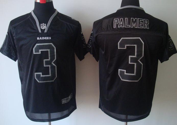 Nike Oakland Raiders #3 Carson Palmer Lights Out Black Elite NFL Jerseys Cheap
