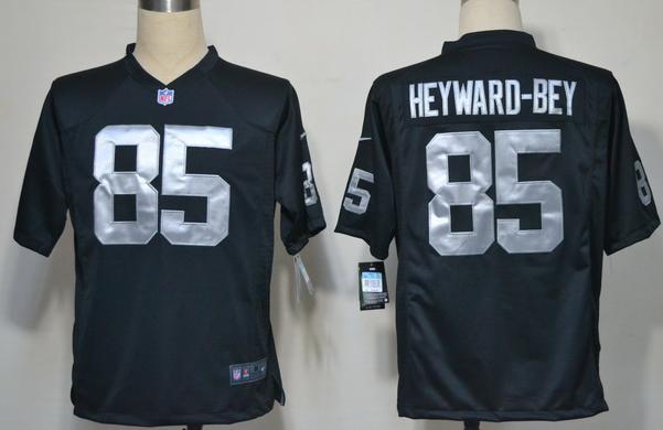 Nike Oakland Raiders #85 Darrius Heyward-Bey Black Game Nike NFL Jerseys Cheap