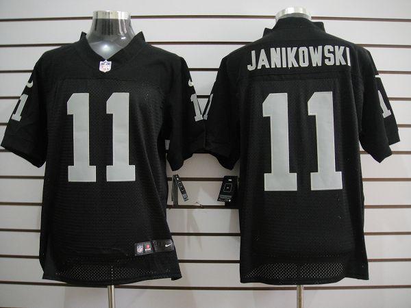 Nike Oakland Raiders #11 Sebastian Janikowski Black Elite Nike NFL Jerseys Cheap