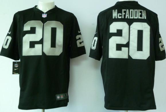 Nike Oakland Raiders #20 Darren McFadden Black Game Nike NFL Jerseys Cheap