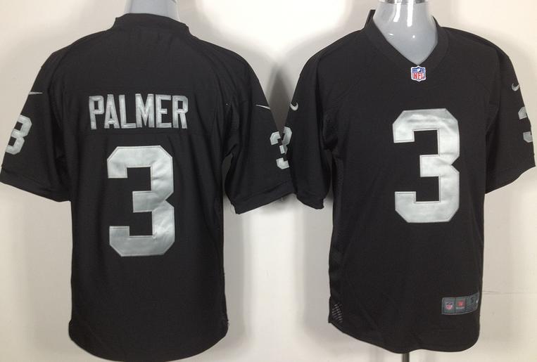 Nike Oakland Raiders #3 Carson Palmer Black Nike NFL Jerseys Cheap
