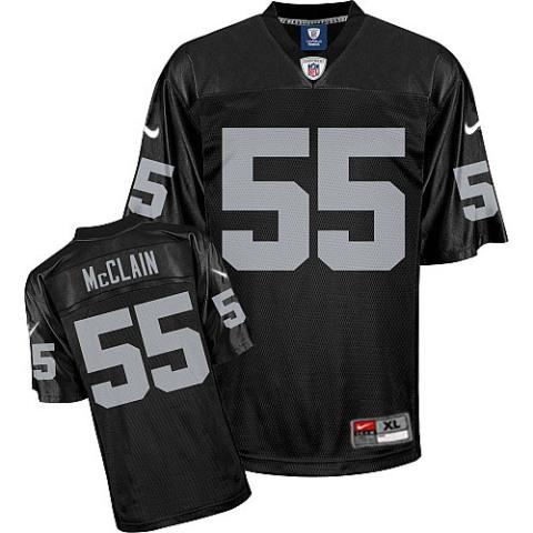 Nike Oakland Raiders #55 Rolando McClain Black Nike NFL Jerseys Cheap
