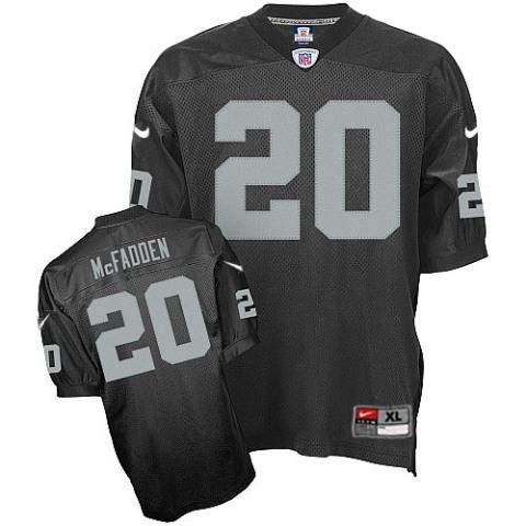 Nike Oakland Raiders #20 Darren McFadden Black Nike NFL Jerseys Cheap