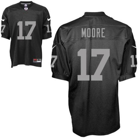 Nike Oakland Raiders #17 Denarius Moore Black Nike NFL Jerseys Cheap