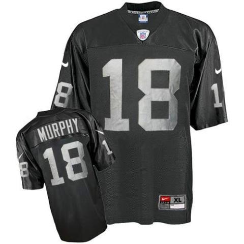 Nike Oakland Raiders #18 Louis Murphy Black Nike NFL Jerseys Cheap