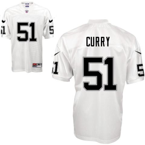Nike Oakland Raiders #51 Aaron Curry White Nike NFL Jerseys Cheap
