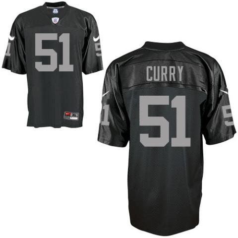 Nike Oakland Raiders #51 Aaron Curry Black Nike NFL Jerseys Cheap