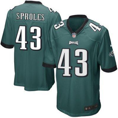 Nike Philadelphia Eagles 43 Darren Sproles Green Game NFL Jersey Cheap