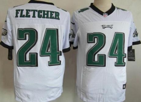 Nike Philadelphia Eagles #24 Bradley Fletcher White Elite NFL Jerseys Cheap