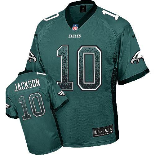 Nike Philadelphia Eagles 10 DeSean Jackson Midnight Green Drift Fashion Elite NFL Jerseys Cheap