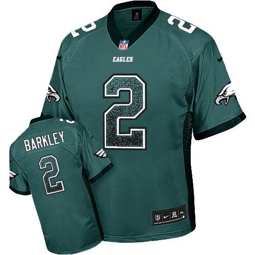 Nike Philadelphia Eagles 2 Matt Barkley Midnight Green Drift Fashion Elite NFL Jerseys Cheap