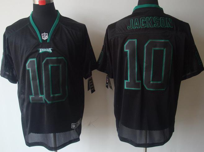 Nike Philadelphia Eagles #10 DeSean Jackson Lights Out Black NFL Jerseys Cheap