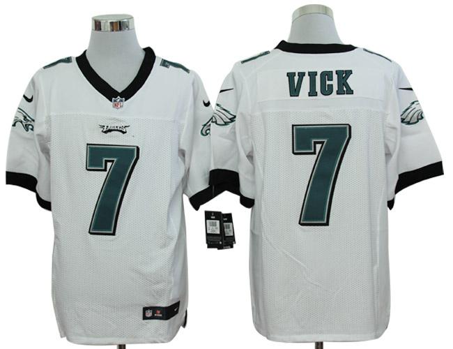 Nike Philadelphia Eagles #7 Michael Vick White Elite Nike NFL Jerseys Cheap