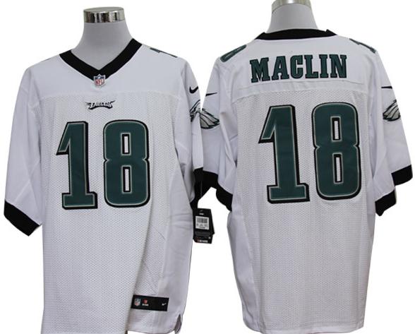 Nike Philadelphia Eagles #18 Jeremy Maclin White Elite Nike NFL Jerseys Cheap
