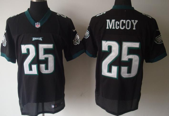 Nike Philadelphia Eagles #25 LeSean McCoy Black Elite Nike NFL Jerseys Cheap