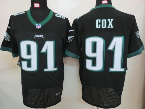 Nike Philadelphia Eagles 91# Fletcher Cox Black Elite Nike NFL Jerseys Cheap