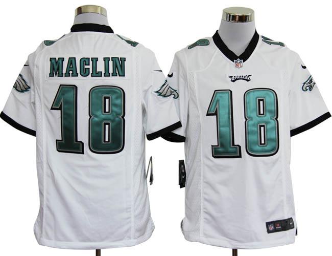 Nike Philadelphia Eagles #18 Jeremy Maclin White Game Nike NFL Jerseys Cheap