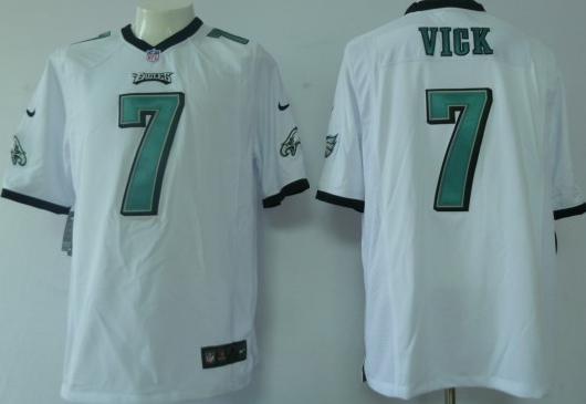Nike Philadelphia Eagles #7 Michael Vick White Game Nike NFL Jerseys Cheap