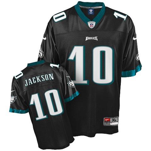 Nike Philadelphia Eagles #10 DeSean Jackson Black Nike NFL Jerseys Cheap