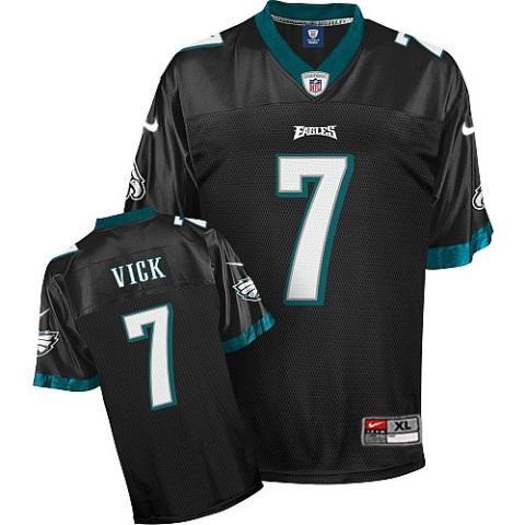 Nike Philadelphia Eagles #7 Michael Vick Black Nike NFL Jerseys Cheap