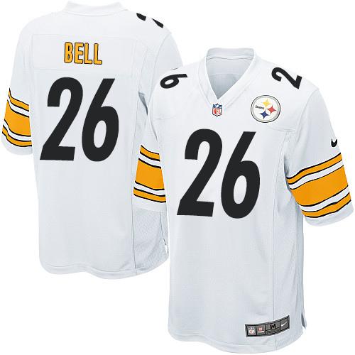 Nike Pittsburgh Steelers 26 Le'Veon Bell White Elite NFL Jersey Cheap