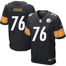 Nike Pittsburgh Steelers 76 Mike Adams Black Elite Jersey Cheap