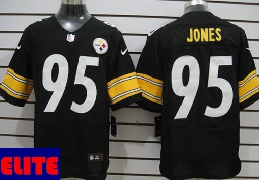 Nike Pittsburgh Steelers 95 Jarvis Jones Black Elite NFL Jersey Cheap