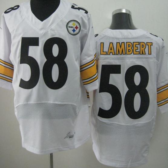 Nike Pittsburgh Steelers 58 Jack Lambert White Elite NFL Jerseys Cheap