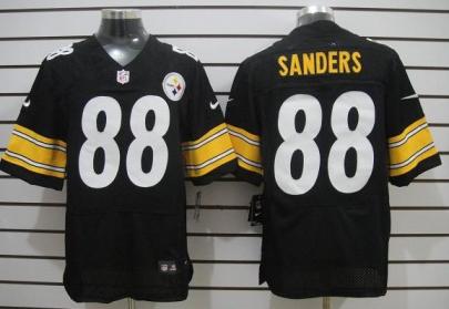 Nike Pittsburgh Steelers 88 Emmanuel Sanders Black Elite NFL Jerseys Cheap