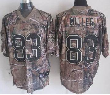 Nike Pittsburgh Steelers #83 Heath Miller Camo Realtree Nike NFL Jersey Cheap