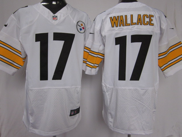 Nike Pittsburgh Steelers #17 Mike Wallace White Elite Nike NFL Jerseys Cheap