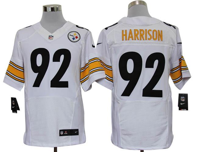 Nike Pittsburgh Steelers #92 James Harrison White Elite Nike NFL Jerseys Cheap