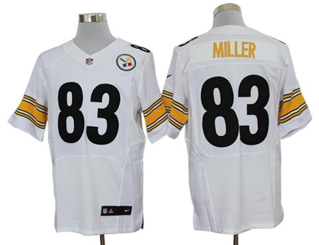 Nike Pittsburgh Steelers #83 Heath Miller White Elite Nike NFL Jerseys Cheap