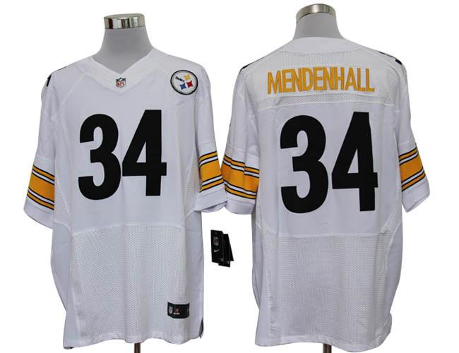 Nike Pittsburgh Steelers #34 Rashard Mendenhall White Elite Nike NFL Jerseys Cheap