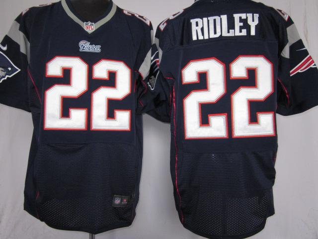 Nike New England Patriots 22 Stevan Ridley Blue Elite Nike NFL Jerseys Cheap