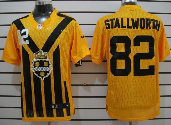 Nike Pittsburgh Steelers #82 Stallworth Yellow Nike 1933s Throwback Elite Jerseys Cheap