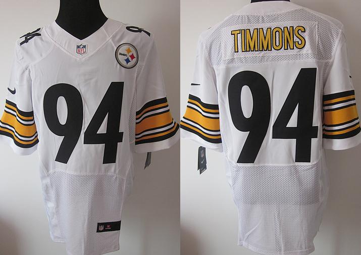 Nike Pittsburgh Steelers #94 Lawrence Timmons White Elite Nike NFL Jerseys Cheap