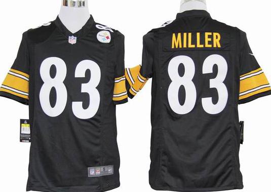 Nike Pittsburgh Steelers #83 Heath Miller Black Game Nike NFL Jerseys Cheap