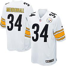 Nike Pittsburgh Steelers #34 Rashard Mendenhall White Nike NFL Jerseys Cheap