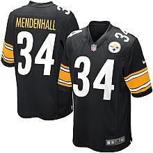 Nike Pittsburgh Steelers #34 Rashard Mendenhall Black Nike NFL Jerseys Cheap