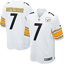Nike Pittsburgh Steelers #7 Ben Roethlisberger White Nike NFL Jerseys Cheap