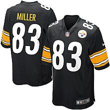 Nike Pittsburgh Steelers #83 Heath Miller Black Nike NFL Jerseys Cheap