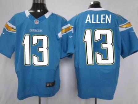 Nike San Diego Chargers 13 Keenan Allen Light Blue Elite NFL Jerseys Cheap