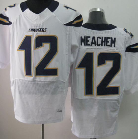 Nike San Diego Chargers #12 Robert Meachem White Elite NFL Jerseys Cheap