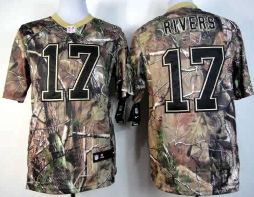 Nike San Diego Chargers 17# Philip Rivers Camo Realtree NFL Jersey Cheap
