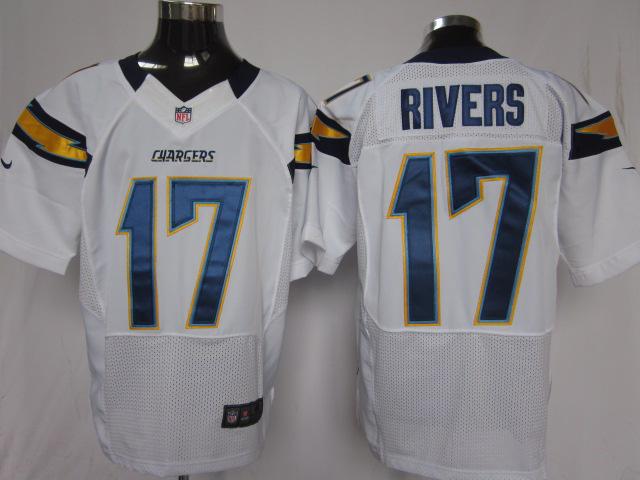 Nike San Diego Chargers 17# Philip Rivers White Elite Nike NFL Jerseys Cheap