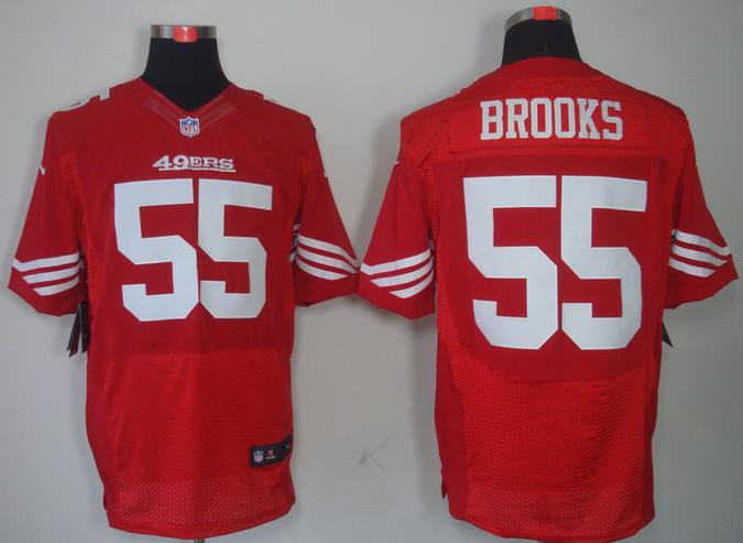 Nike San Francisco 49ers #55 Ahmad Brooks Red Elite NFL Jerseys Cheap